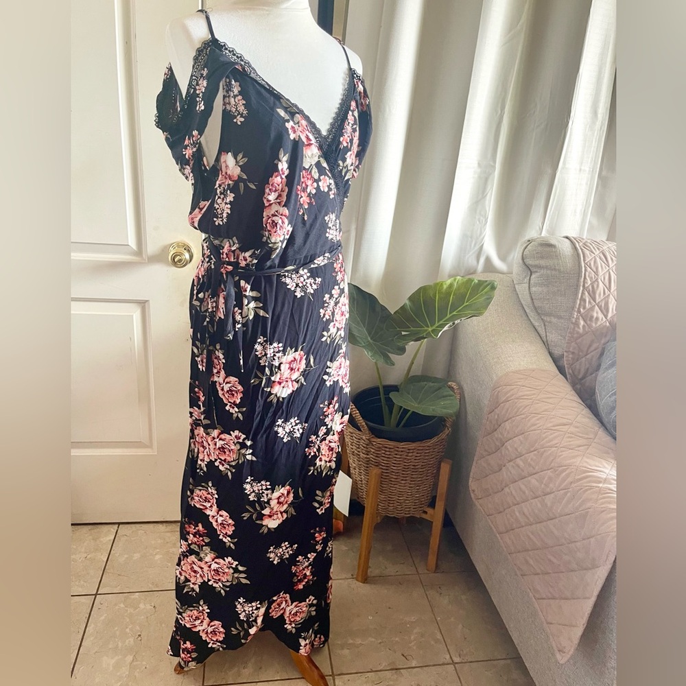 2XL Maxi Floral Dress